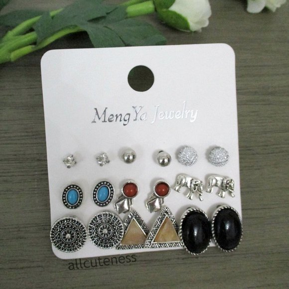 Jewelry - Boho Stud Earring Set